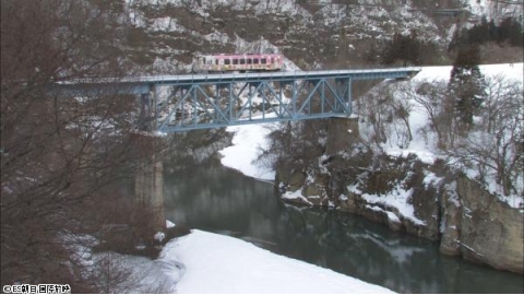 新　鉄道・絶景の旅▼冬の絶景と湯けむりを求めて　鬼怒川〜会津　雪見列車の旅