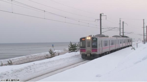 新　鉄道・絶景の旅▼雪景色と一足早い春を求めて　人気路線乗りつぶし旅