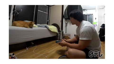 嗚呼!!みんなの動物園▽人気芸人青木マッチョ＆保護猫お別れ直前にはじめて添い寝[字]