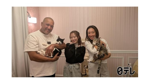 嗚呼!!みんなの動物園[字]保護猫58匹育てたアイドル訪問でラミレス家ビビリ猫に奇跡